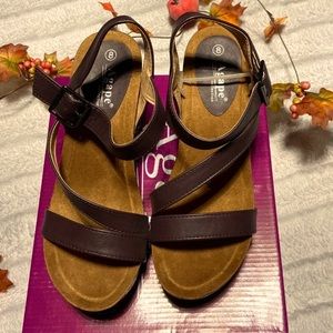 Agape brown sandals size 8